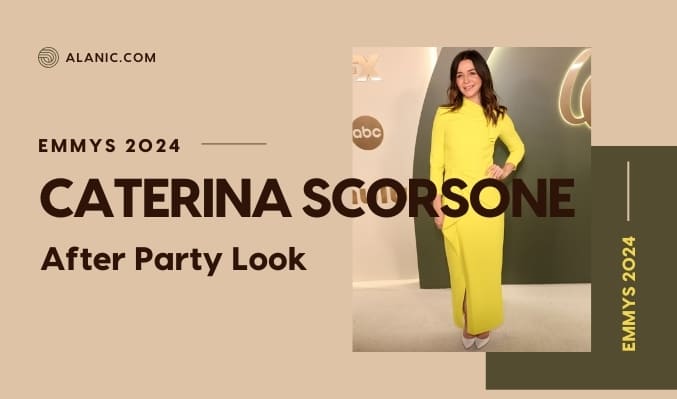 caterina scorsone emmys 2024 fashion outfit