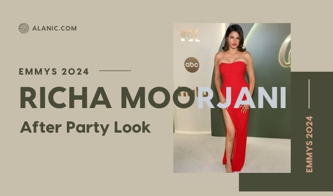 richa moorjani emmys 2024 fashion outfit