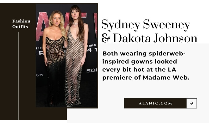 Sydney Sweeney & Dakota Johnson red carpet look