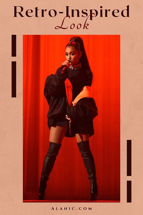 Ariana Grande in Retro-Inspired Look