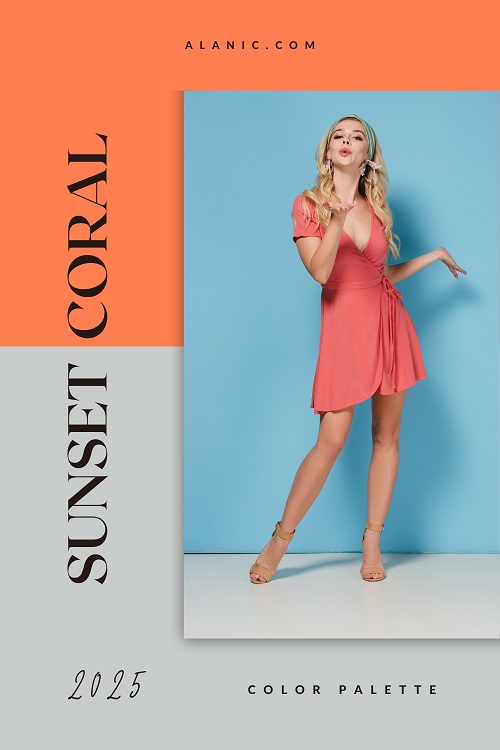 Sunset Coral Color Palette