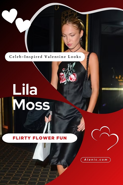 Lila Moss Valentine's Day Looks