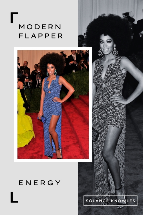 Solange Knowles in Modern Flapper Dress