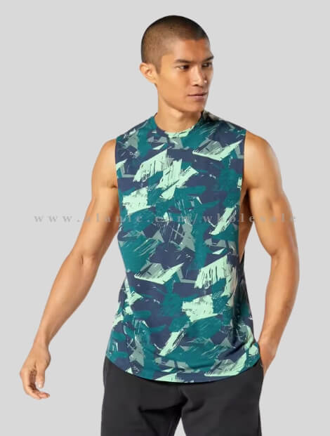 abstract printed tank top manufacturer