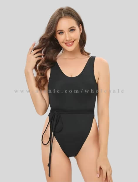 black womens swimming costume manufacturer