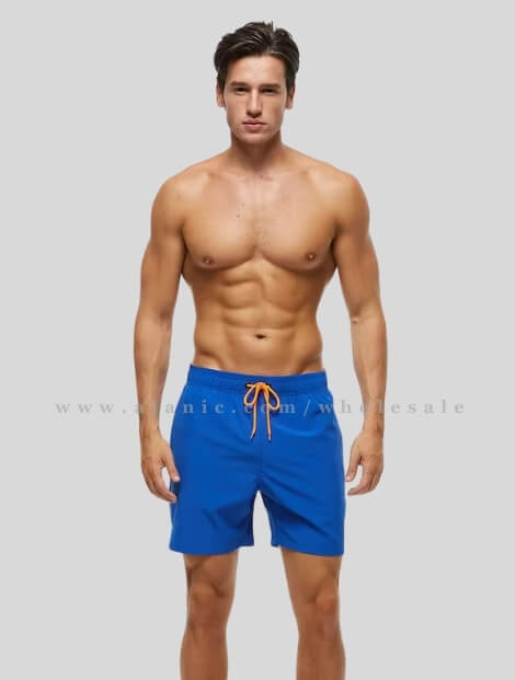 blue mens swimming boxer supplier