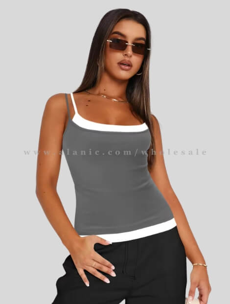 dual color tank top for women manufacturer