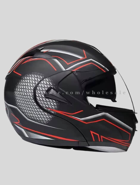 wholesale multicolored dual visor motorcycle helmet