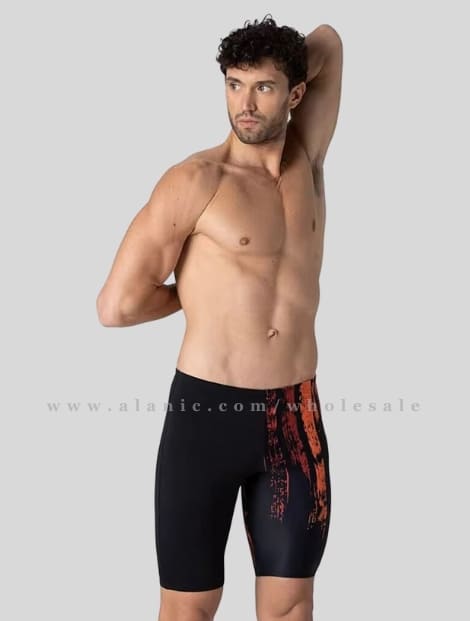 printed mens swim short in bulk