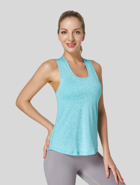 wholesale sky blue tank top for women