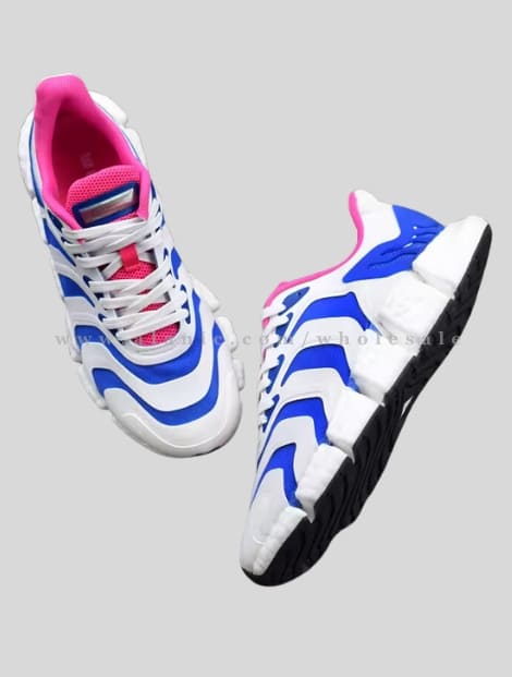 white & blue designer running shoe vendor