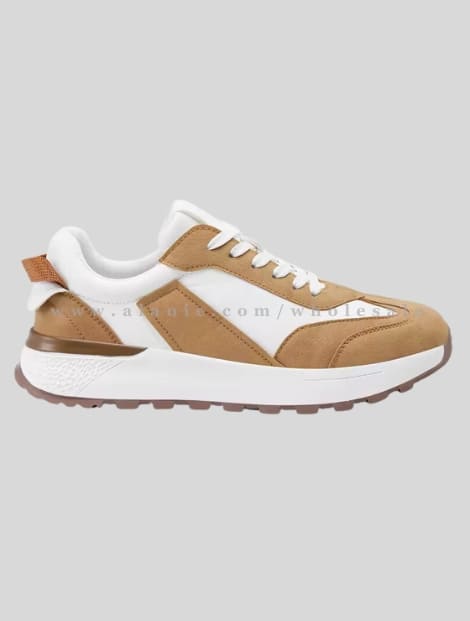 white & brown thick sole running shoe manufacturer