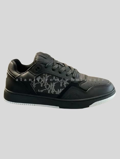 black designer sneakers manufacturer