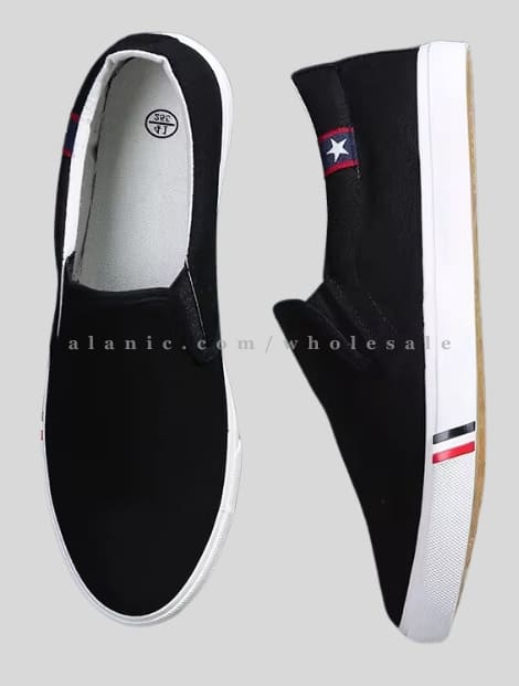 black without lace sneakers manufacturer