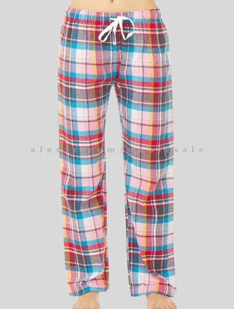 wholesale multicolored womens flannel pajama