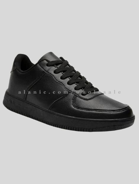 pure black sneakers supplier