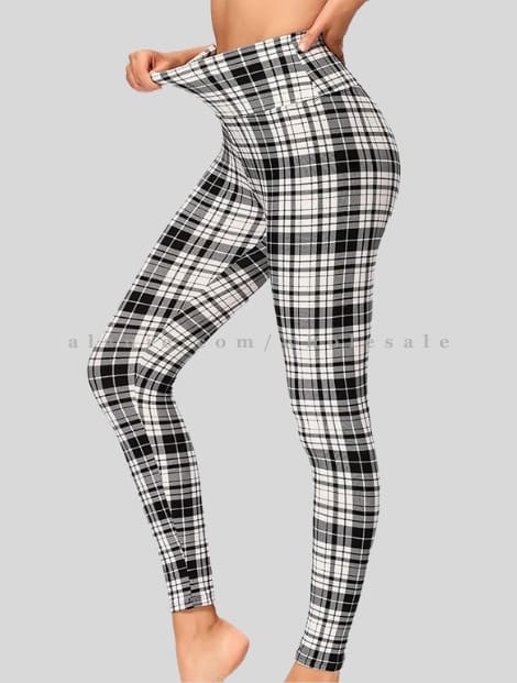 stretchable flannel leggings in bulk