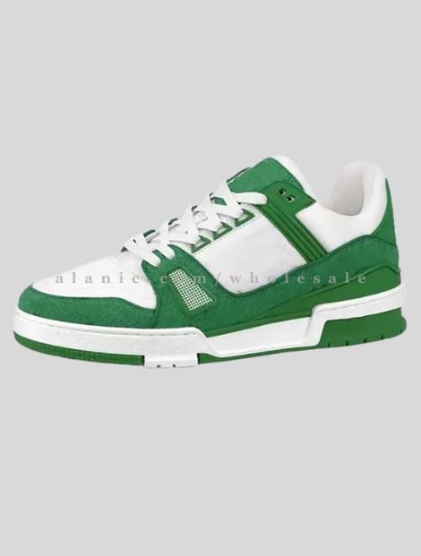 wholesale stylish green sneakers