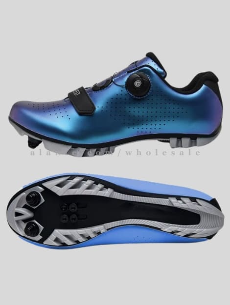 aurora blue cycling sports shoes in bulk