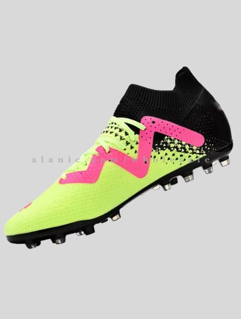 green & black sports shoes with spikes manufacturer