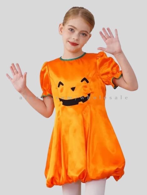 wholesale pumpkin halloween costume for girl