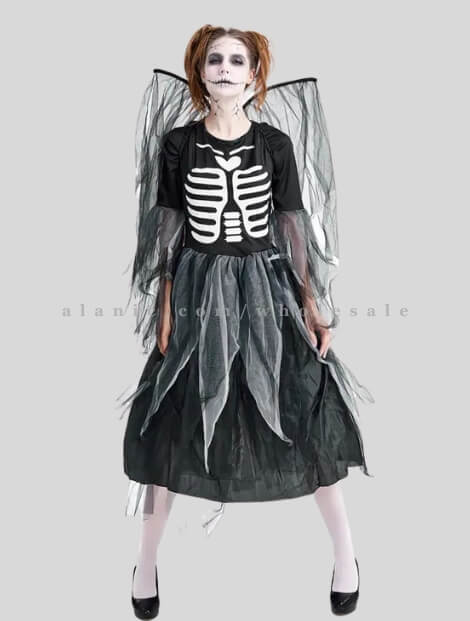 womens skeleton costume for halloween supplier