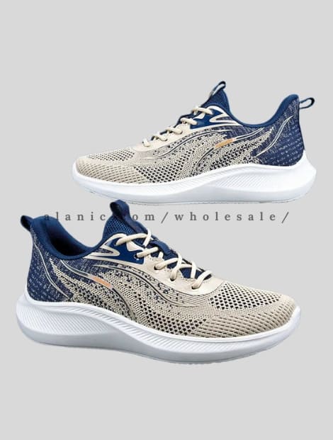 wholesale blue & white dual tone walking shoes